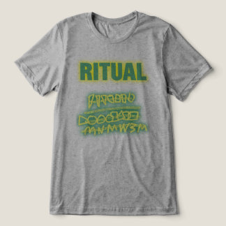 Ritual graffiti glühen Tri-Blend shirt