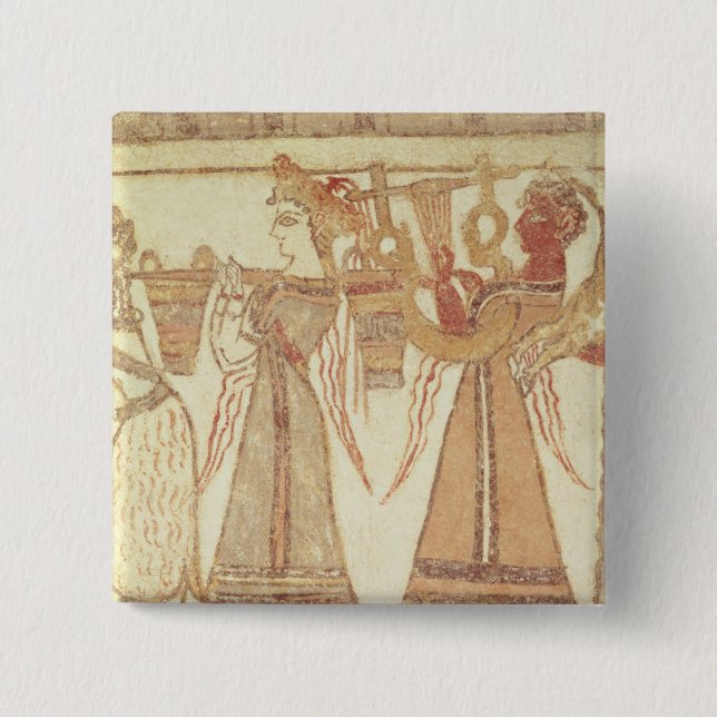 Ritualszene der Anbetung Button (Vorderseite)