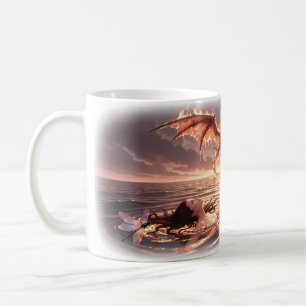 Rituel de feu de dragon de l'art de mug de renaiss