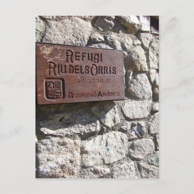 Riu dels Orris Postkarte (Vorderseite)