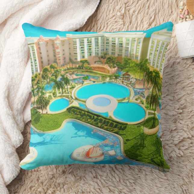 Riu exc!naive Hotel in der Bucht von Montero Jamai Kissen (Decke)