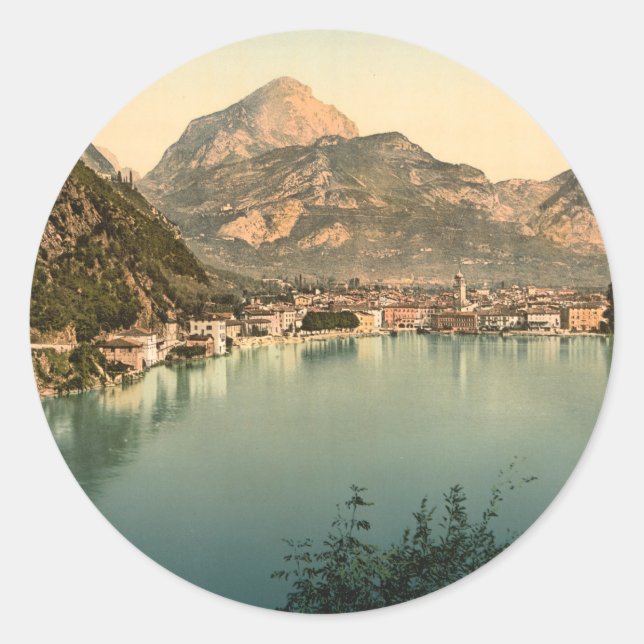 Riva del Garda I, Trentino-Alto Adige, Italien Runder Aufkleber (Vorderseite)
