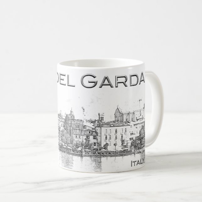 Riva del Garda - Italien - Kaffeetasse (VorderseiteRechts)