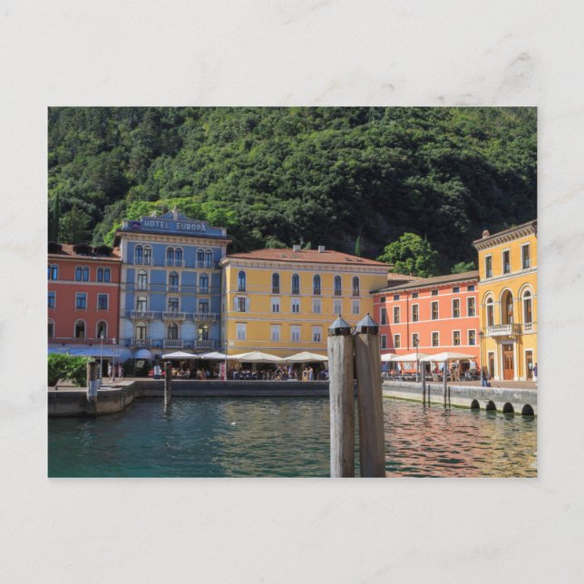 Riva Hafen Postkarte (Vorderseite)