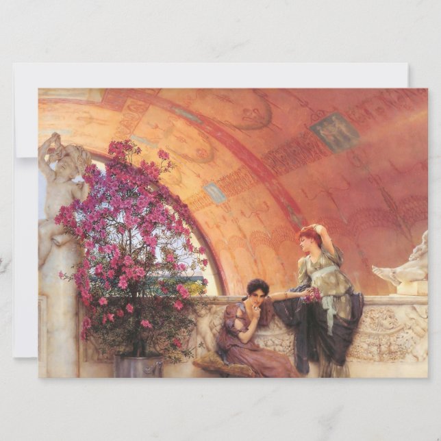 Rivalen von Frauen (von Sir Lawrence Alma-Tadema) Karte (Vorderseite)