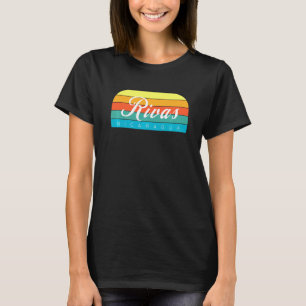 Rivas Nicaragua Karte Artesanía Arte Nica Craft So T-Shirt