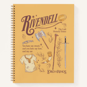 RIVENDELL™ Aquarell-Collage-Grafik Notizbuch