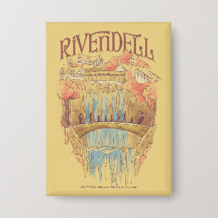 RIVENDELL™ Fellowship Wasserfarben-Illustration Button