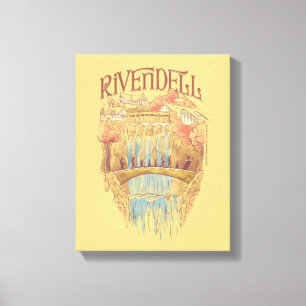 RIVENDELL™ Fellowship Wasserfarben-Illustration Leinwanddruck