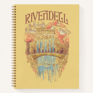 RIVENDELL™ Fellowship Wasserfarben-Illustration Notizbuch