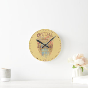 RIVENDELL™ Fellowship Wasserfarben-Illustration Runde Wanduhr