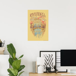 RIVENDELL™-Fellowship-Wasserfarbillustration Poster