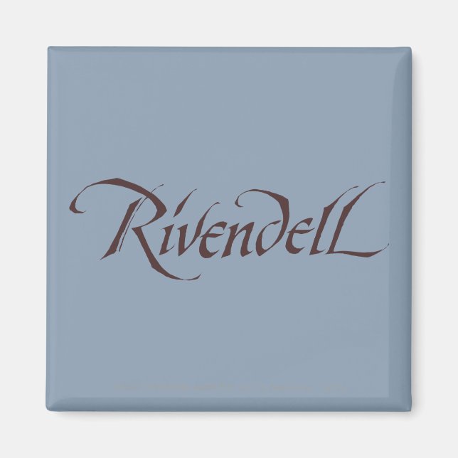 Rivendell Name Solid Magnet (Vorne)