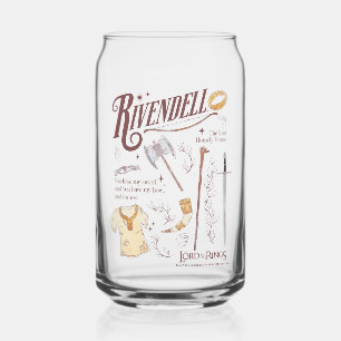 RIVENDELL™ Wasserfarben Collage Grafik Dosenglas