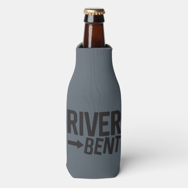 River Bent Flasche Holder Flaschenkühler (Flaschenvorderseite)