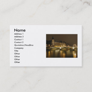River Business Card Visitenkarte
