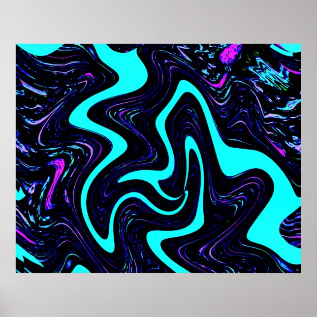 River Dance Abstrakt Poster (Vorne)