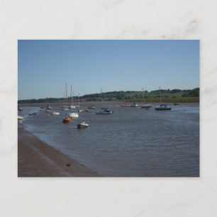 River Exe, Topsham, Devon, Vereinigtes Königreich Postkarte