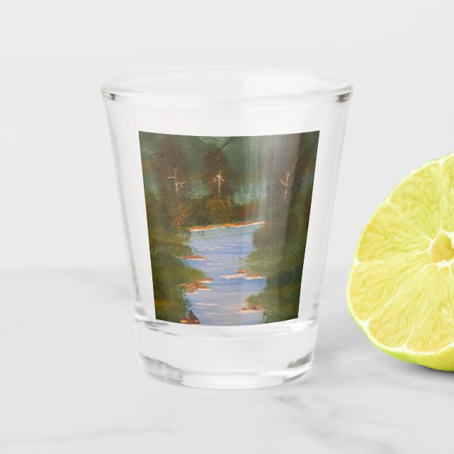 River Glass  Schnapsglas (Vorderseite)