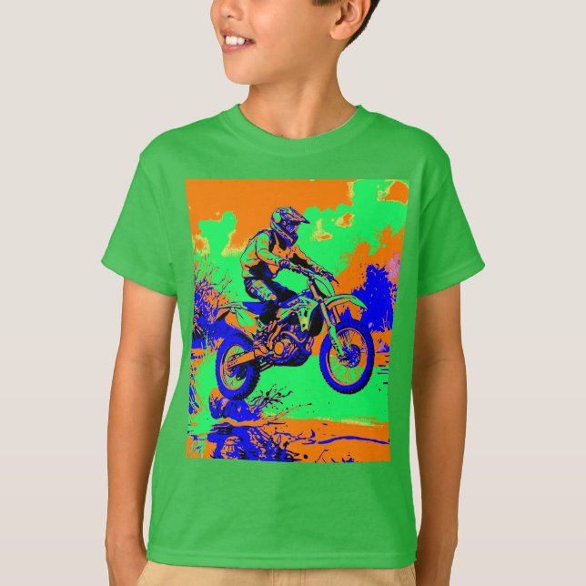 River Hopping - Motocross Rider T-Shirt (Vorderseite)