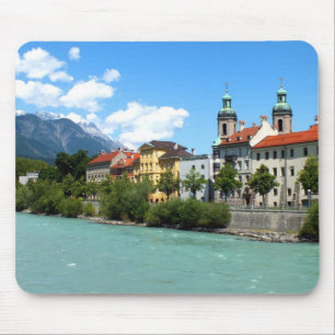 River Inn in Innsbruck Mousepad