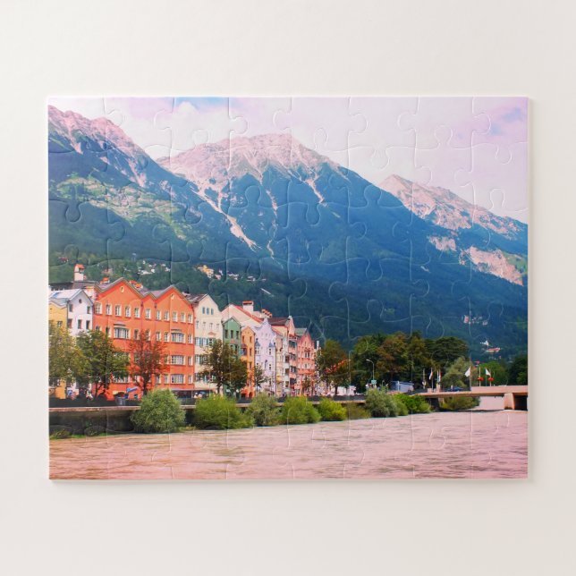 River Inn in Innsbruck Österreich (Horizontal)