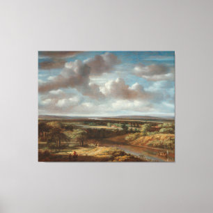 River Landscape, Philips Koninck, 1676 Leinwand Pr