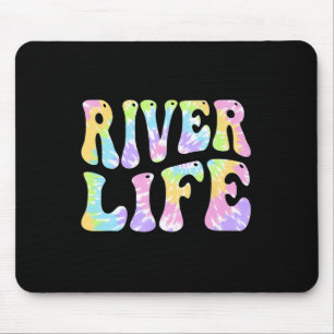 River Life Fun Angeln Fluss Bum Women Gir Mousepad