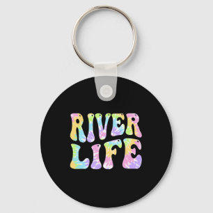 River Life Fun Angeln Fluss Bum Women Gir Schlüsselanhänger