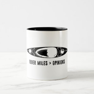 River Meilen > Meinungen Kayak Zweifarbige Tasse