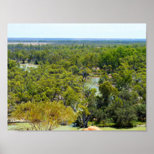 River Murray Australia High Views, Poster