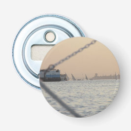 River Nile Sunset Button Flasche Opener Flaschenöffner