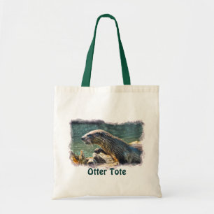 River Otter Animal-Lover's Wildlife Foto Tragetasche