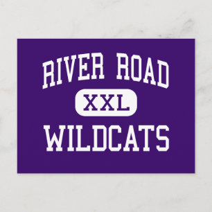 River Road - Wildcats - Hoch - Amarillo Texas Postkarte