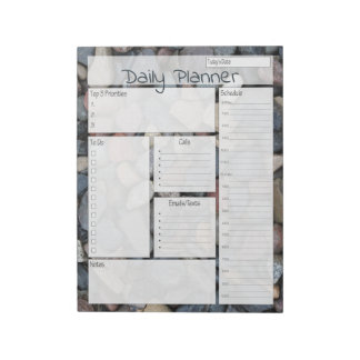 River Rock Daily Planer Pages Notizblock