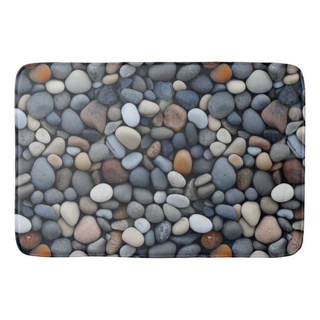 River Rocks Bath Mat Badematte (Vorderseite)