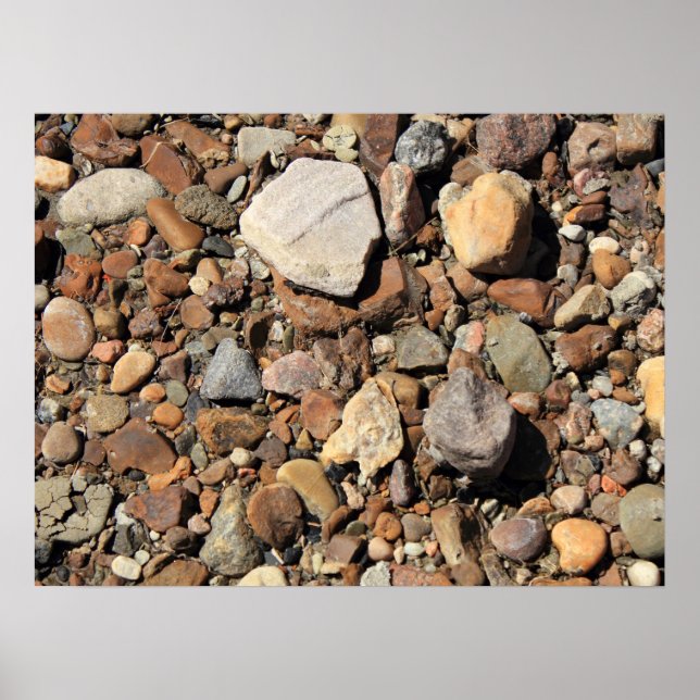 River Rocks Poster (Vorne)