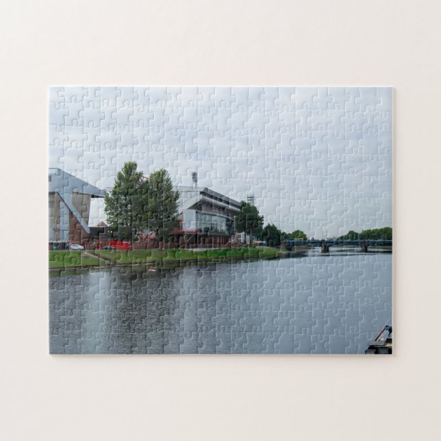 River Trent und Nottingham Forest Stadion (Horizontal)