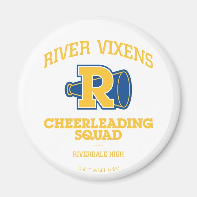 River Vixens Cheerleader Squad Magnet (Vorne)