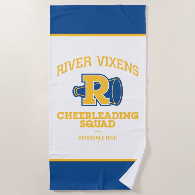 River Vixens Cheerleader Squad Strandtuch (Vorderseite)