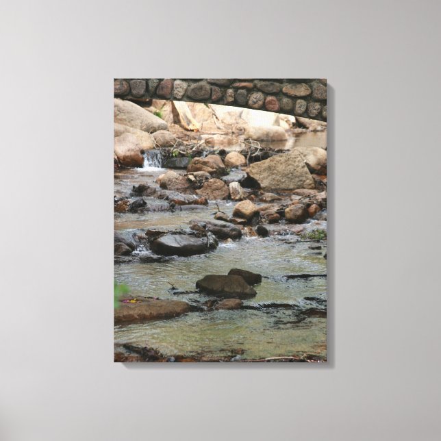 River Water Acrylic Print Leinwanddruck (Vorderseite)