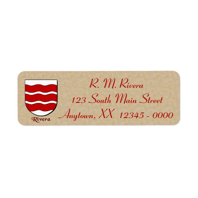 Rivera Heraldic Shield (Vorne)