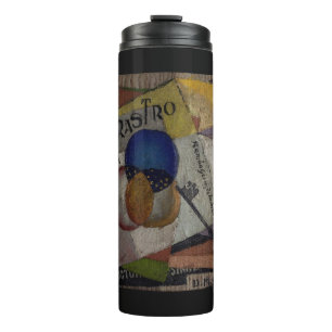 Riveras El Rastro art tumbler Thermosbecher