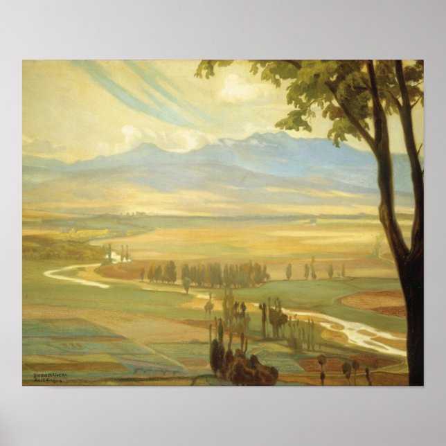 Riveras Kunstposter "Avila Morning" Poster (Vorne)