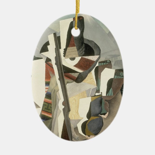 Riveras "Landschaft im zapatistischen Stil" Keramikornament (Vorne)