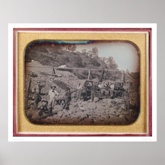 Riverbed Mining Szene.. (40069) Poster