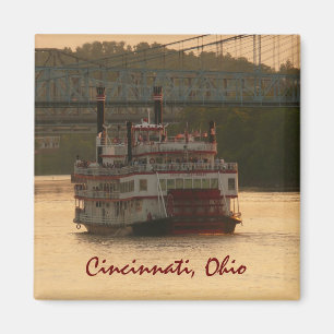 Riverboat auf dem Ohio Magnet