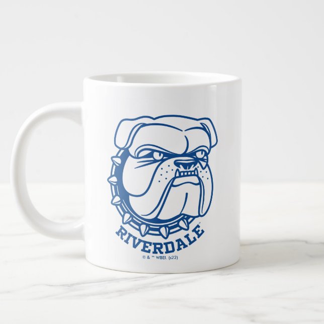 Riverdale Bulldog Head Jumbo-Tasse (Links)