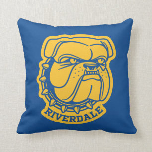 Riverdale Bulldog Head Kissen