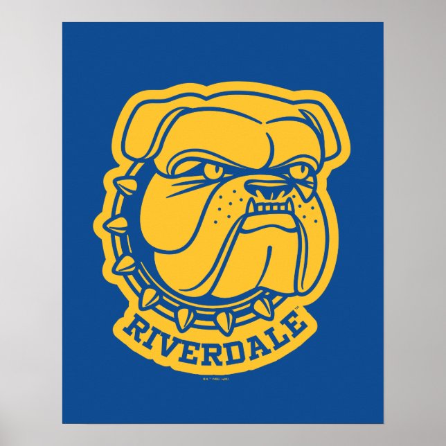 Riverdale Bulldog Head Poster (Vorne)